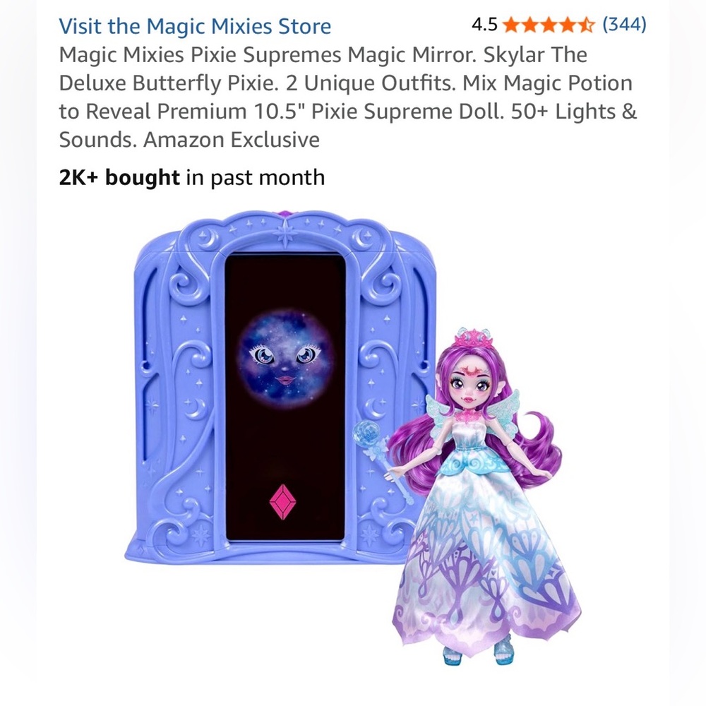 Magic Mixies Pixie Supremes Skylar The Deluxe Butterfly